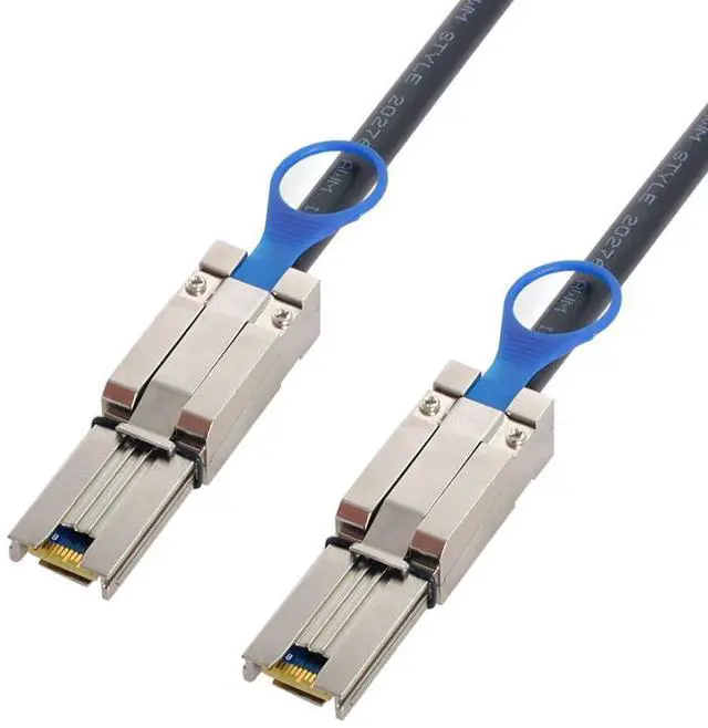 Main image of Vszerda SFF-8088 to SFF-8088 Cable,Mini SAS SFF-8088 26Pin 4X 4 Lane Data Disk Raid Multilane External Extension Cable 6Gbps 0.5cm