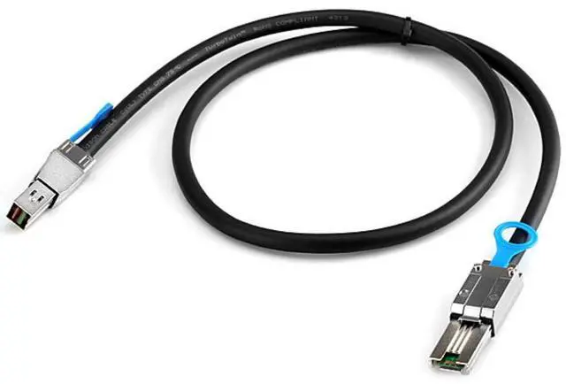 Alt view image 3 of 6 - Vszerda Mini SAS SFF-8088 to SFF-8644 High Density HD Data Server Raid Cable 0.5M