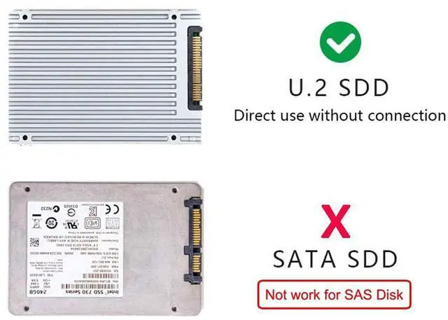 Alt view image 2 of 7 - Vszerda Slimline SFF-8654 to M.2 NGFF M-Key Adapter for PCIe x4 NVMe NGFF SSD