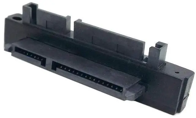 Main image of Vszerda SATA Male to SATA Female 90 Degree Down Angled Gender Changer Connector Adapter for 2.5/3.5" Hard Disk Drive