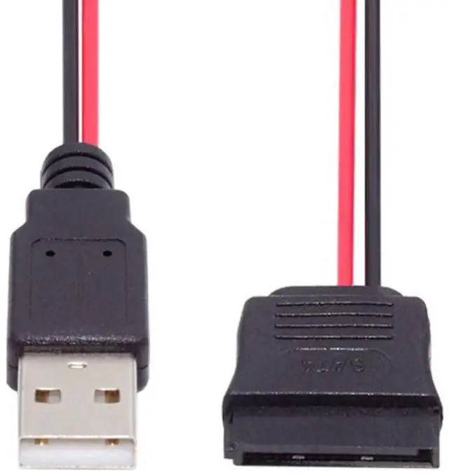 Alt view image 7 of 7 - Vszerda SATA 15Pin to USB 2.0 Power 5V 2A Cable for 2.5 inch SATA HDD SSD Disk Driver