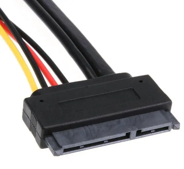 Alt view image 5 of 7 - Vszerda Power eSATA to SATA 22Pin Data Transfer Extension Cable with IDE 4Pin Power Support 5V/12V Power for 2.5"/3.5" Hard Disk Drive 50cm