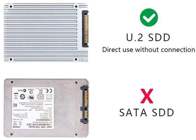 Alt view image 2 of 7 - Vszerda U.2 Kit SFF-8639 SSD to PCI-E 3.0 X4 Adapter for Intel Motherboard & 750 NVMe PCIe SSD