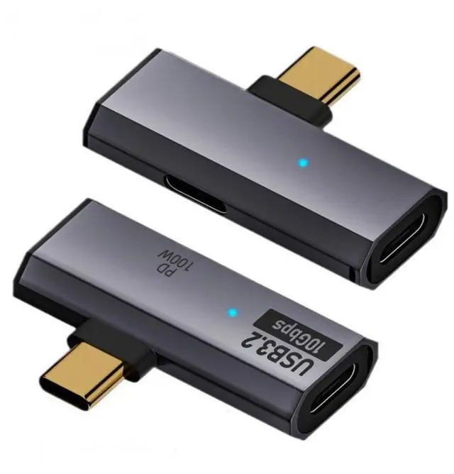 Main image of Vszerda 2 in 1 USB C to Headphone Adapter with 100W Charging Port, USB C 1 Male to 2 Female Fast Charging Data Transfer OTG Converter Adapter