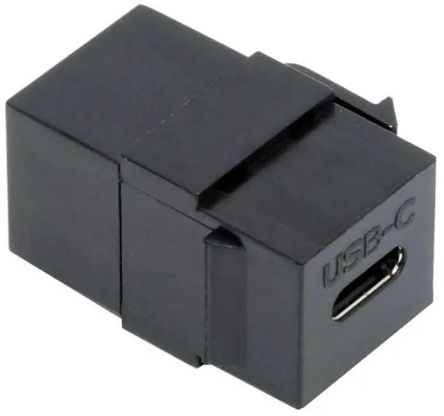 Alt view image 7 of 7 - Vszerda USB C Keystone Jack Adapter, USB 2.0 Type-C Female to Female Keystone Insert Socket Module Coupler Adapter for Wall Plate Outlet Panel