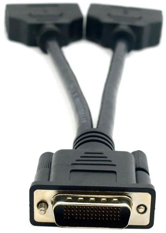 Alt view image 4 of 7 - Vszerda DMS-59Pin 1 to 2 DVI 24+5 Splitter Extension Cable for PC Graphics Card
