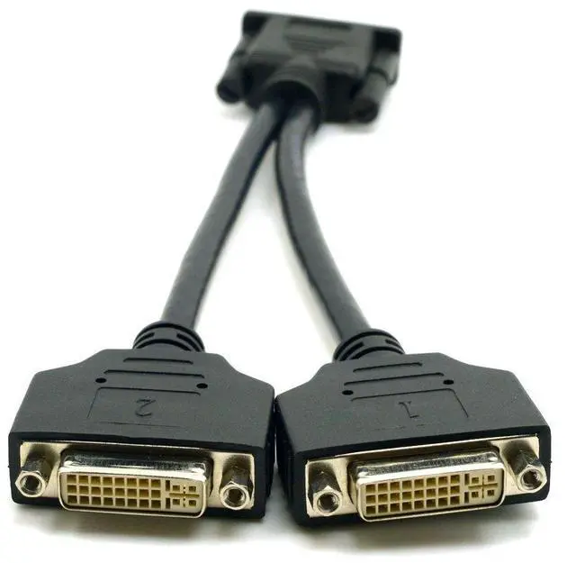 Alt view image 5 of 7 - Vszerda DMS-59Pin 1 to 2 DVI 24+5 Splitter Extension Cable for PC Graphics Card