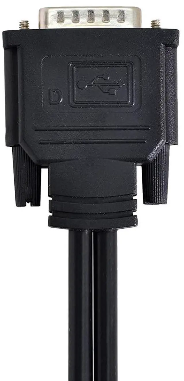 Alt view image 4 of 6 - Vszerda DMS-59Pin 1 to 2 VGA RGB 15Pin Splitter Extension Cable for PC Graphics Card