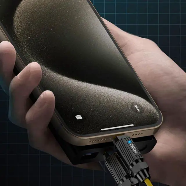 Alt view image 5 of 7 - Vszerda USB C to C Extension Cable 20Gbps 140W 8K 5K 4K@60Hz USB4.0 Compatible with Thunderbolt3/4 2.0M