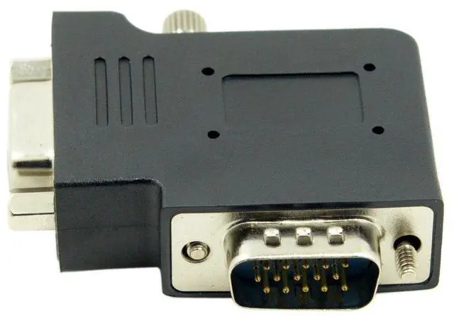 Alt view image 3 of 6 - Vszerda VGA Connectors,VGA SVGA D-Sub HDB15Pin Male to Female 90 Degree Right Angled Gender Changer Video Graphics Array Connector Adapter for Monitor/Projector/Graphics
