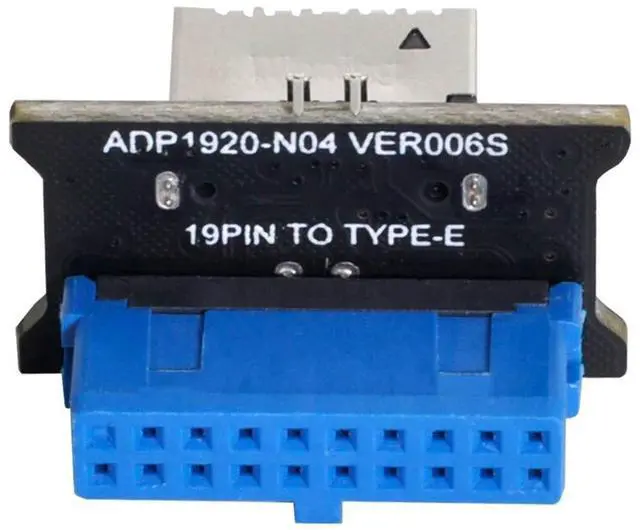 Main image of Vszerda Motherboard 19/20Pin to USB 3.1 Type E Front Panel Vertical Type Socket Converter Adapter