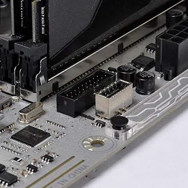 Alt view image 2 of 7 - Vszerda Motherboard 19/20Pin to USB 3.1 Type E Front Panel Socket Converter Adapter with Chip