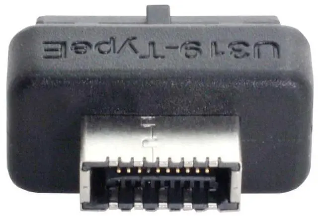 Main image of Vszerda Overmold Motherboard USB 3.0 19/20Pin to USB 3.1 Type-E Front Panel Socket Extension Adapter