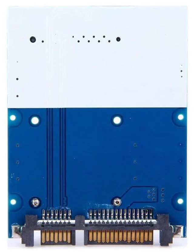 Alt view image 6 of 6 - Vszerda Slim Type 68pin mSATA SSD to 2.5" SATA 3.0 22pin 6Gbps HDD Adapter Hard Disk PCBA