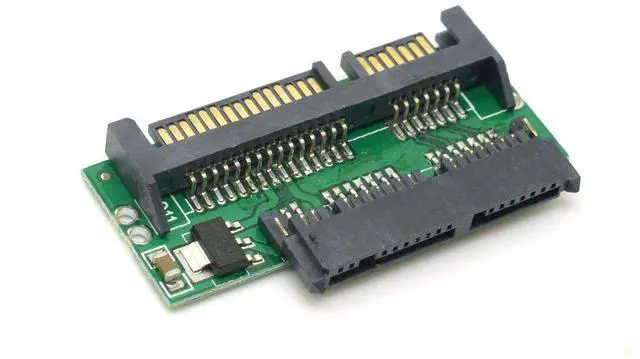 Alt view image 7 of 7 - Vszerda 1.8" Micro SATA 16Pin to 2.5" SATA 22Pin PCB Converter Adapter for SSD HDD Hard Disk Drive with Extral USB Power Cable