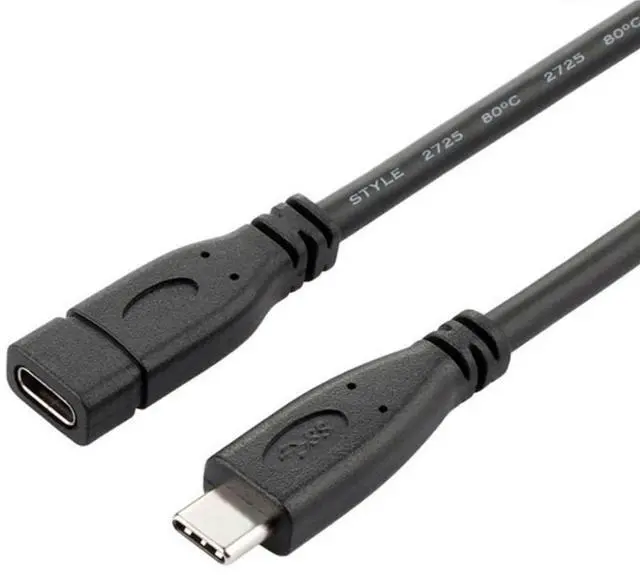 Main image of Vszerda USB C Extension Cable USB 3.1 Gen 2 10Gbps Male to Female Fast Charging Data Transfer Extension Cable 0.5M
