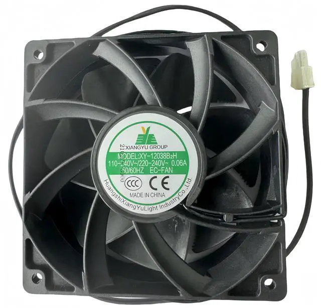 Main image of XY-12038B2H EC-Fan 110V-240V 0.06A 12CM 120×120×38mm Cabinet EC Cooling Fan for XY-12038B2H High Air Volume Fan Cabinet Case Cooling Fan 50/60HZ