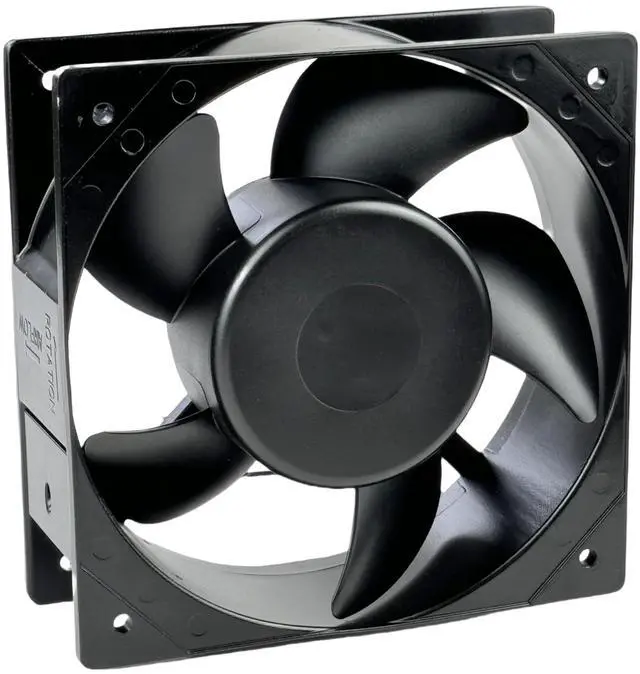 Alt view image 2 of 7 - P2207HBL PROFANTEC Axial Fan, Electric Control Cabinet Cooling Fan AC230V 0.3/0.46A 50/60Hz, 2-Wire Thermal Protected Cooling Fan P2207HBL 208x208x72mm