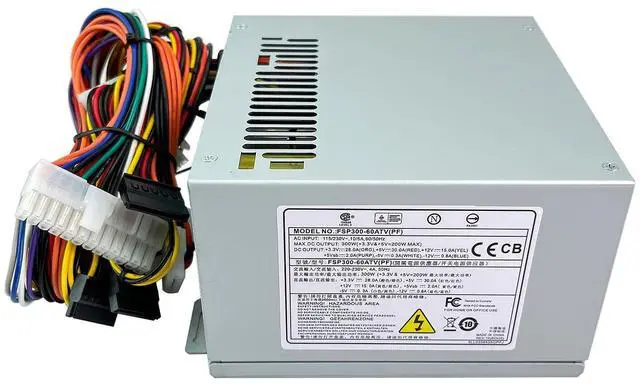 Alt view image 2 of 7 - Upgraded FSP300-60PFN 300W ATX Power Supply Compatible with IPC 610H, 610L, 610G Series FSP300-60ATV FSP300-60PLN FSP300-70AGB FSP300-60THA 9PA3007715 9PA3007712