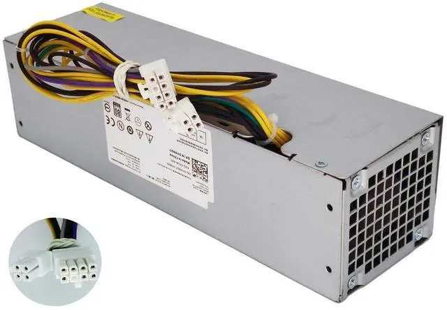 Alt view image 5 of 6 - 240W Power Supply for Dell Optiplex 3040 3046 3250 3650 3656 5040 7040(SFF) H240EM-00 B240NM-00 AC240EM-00 L240AM-00 HU240AM-00,P/N: THRJK 4GTN5 4R1KT D7GX8 H62JR 3RK5T 6WX7D 0M1C3 J1J7