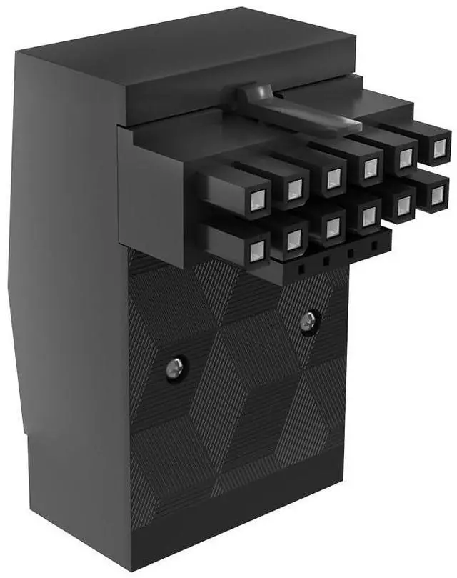 Main image of 12VHPWR 90 Degree Adapter: 16 Pin GPU Power Connector 600W Pcie5.0 Right Angle Power Adapter for 12+4pin RTX 3090Ti 4070Ti 4080 4090 Graphic Card GPU (Type A)