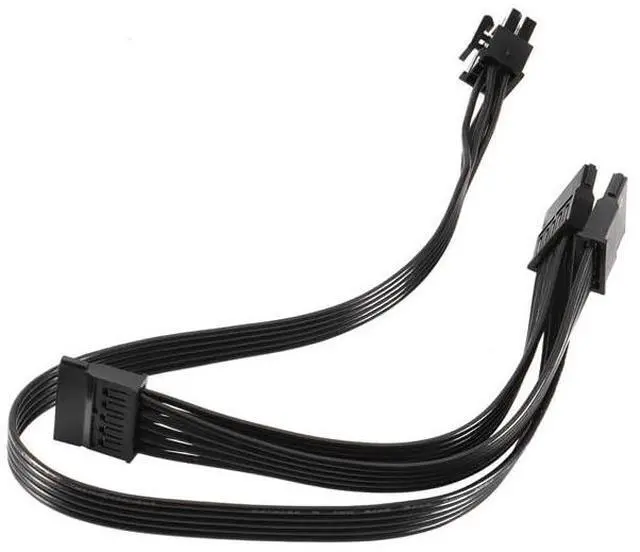 Alt view image 3 of 3 - Vszerda 6 Pin Male to 3X 15 Pin SATA Female Hard Drive Power Adapter Cable for Seasonic Antec Modular Power Supply 20-in