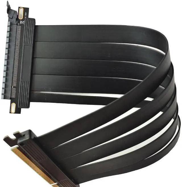 Main image of Vszerda PCI-E 4.0 High Speed Flexible Extender Riser Cable 20cm 180 Degree