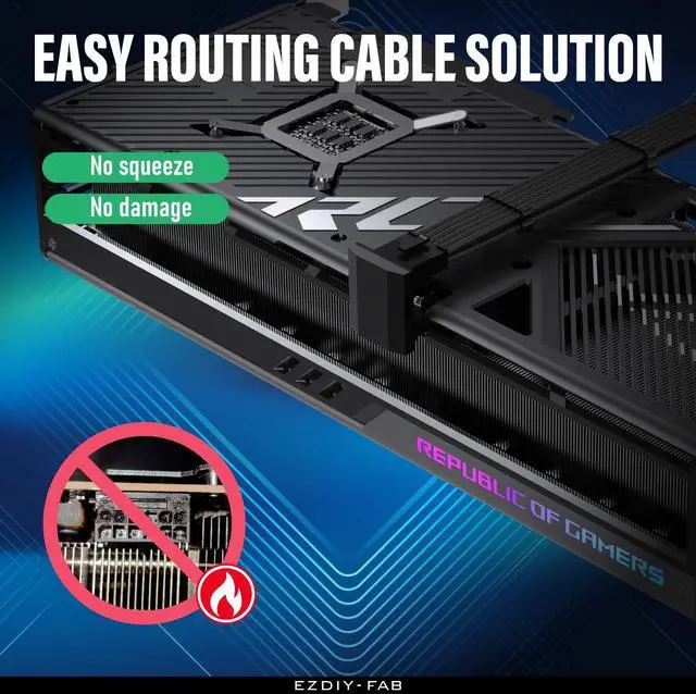 Alt view image 4 of 7 - 12VHPWR 12+4 Pin Angle Connector Power Adapter Slim Type for RTX40' Series Graphics Card, Supports 600W Output, Comptatible to RTX4090,4080,4070ti -180 Degrees STD Type- Black