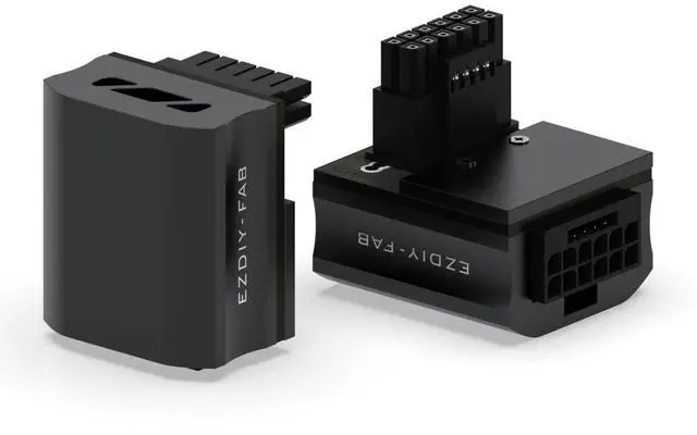 Main image of Vszerda 12VHPWR 12+4 Pin Angle Connector Power Adapter for RTX40' Series Graphics Card, Supports 600W output, Comptatible to RTX4090,4080,4070ti -90 Degrees STD Type- Black-1 Pack