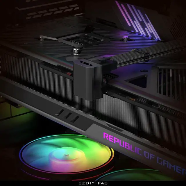 Alt view image 7 of 7 - 12VHPWR 12+4 Pin Angle Connector Power Adapter for RTX40' Series Graphics Card, Supports 600W Output, Comptatible to RTX4090,4080,4070ti -180 Degrees STD Type- Black-1 Pack