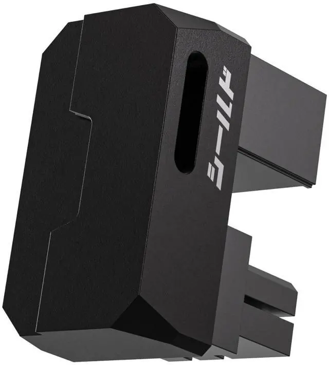 Main image of Vszerda Shield Series 8-Pin PCIe GPU Power Adapter,180-Degree U-Turn Angled Connector, Aluminum Design for Graphics Cards  Standard Type, Black-1 Pack