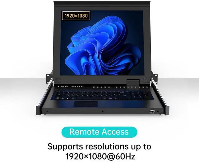 Alt view image 5 of 6 - MT-VIKI 4 Pack USB HDMI to RJ45 Dongle, Work for MT-VIKI CAT6 KVM Switch (1708MS-IP/1708MS) Extend Distances up to 230ft/70m from KVM Console to Servers