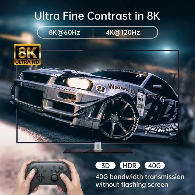 Alt view image 5 of 7 - MT-VIKI 2.0 HDMI Splitter, 4K@60Hz HDMI Duplicator/Distributor HDR Support EDID HDCP 2.2 RGB 4:4:4 18Gbps-Adapter Included (8K 1 in 4 Out)