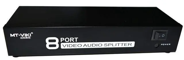 Alt view image 5 of 7 - MT-VIKI 8 Way 3 RCA Splitter Composite Video Audio Distribution (1 in 8 Out)