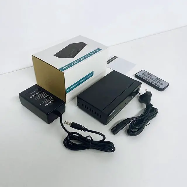 Alt view image 6 of 6 - MT-VIKI 4K Video Wall Controller 2x2, Support 4K 30Hz HDMI Output and Input for 4 TV Splicing Display, 8 Display Modes -1x2, 1x3, 1x4, 2x2, 4x1, 3x1, 2x1