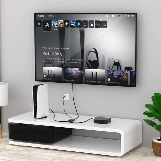 Alt view image 6 of 7 - MT-VIKI 4K HDMI Switch 2 in 1 Out Bi-Directional HDMI 2.0 Switcher Splitter 1 in 2 Out (One Display at a Time), 4K@60Hz, HDR, 3D, Compatible with Xbox PS5