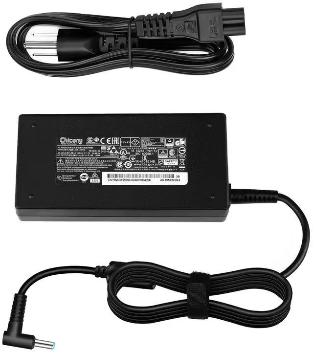 Main image of 120W 6.15A Charger 710415-001 L41856-001 for HP USB-C Dock G5 5TW10UT 5TW10AA 5TW10AA#ABB 5TW10UT#ABA USB-C/A Universal Dock G2 5TW13AA HP Omen 15-5000 15-5100 15-5200 Laptop Charger