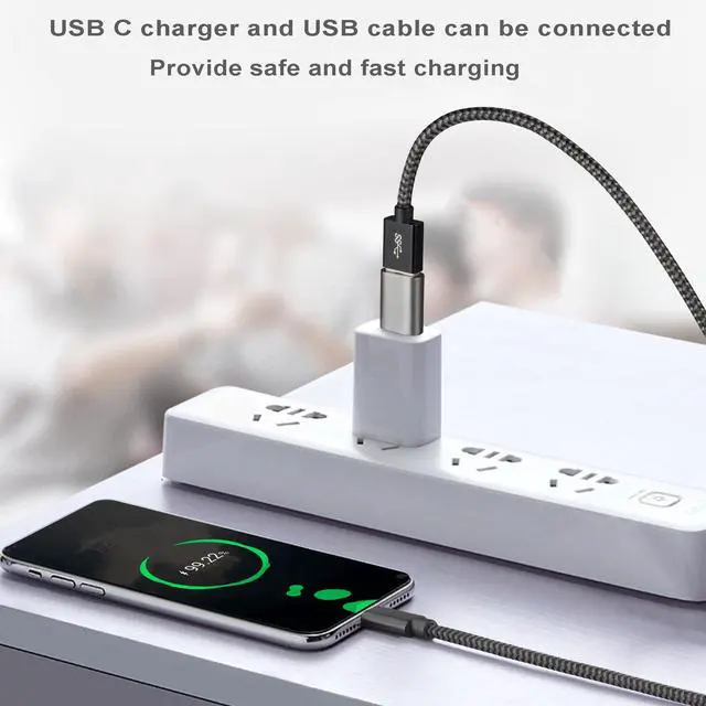 Alt view image 4 of 6 - Vszerda USB C to USB Adapter 3.1 Gen 2, 10Gbps USB to USB C Adapter, USB-C Male to USB 3.0 A Female USB 3.2 Type C OTG Converter for MacBook pro Laptop PC iMac iPad air