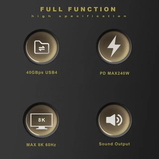 Alt view image 2 of 6 - [240W 40Gbps] USB C Cable Compatible with Thunderbolt 4 Cable 3ft, USB Type C Display Cable 8K 60Hz for Thunderbolt 3 Cable, Fast Charger USB C to C Cable, USBC to USBC Cable Charger Fast Charging