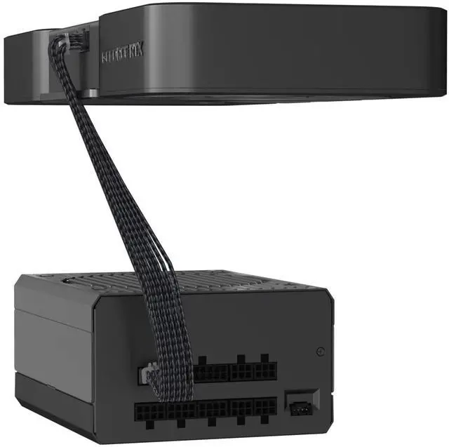 Alt view image 7 of 7 - Vszerda PCI-E5.0 12VHPWR 16Pin(12+4P) Sleeve Modular Cable, 16 AWG Male to Male Power Cable for RTX 3090Ti 4080 4090 (Black)