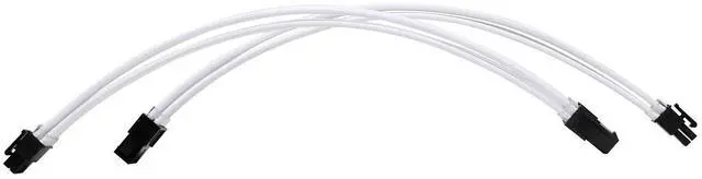 Alt view image 6 of 6 - Vszerda Sleeve Extension Power Supply Cable Kit 18AWG ATX 24P+ EPS 8-P+PCI-E8-P with Combs for PSU to Motherboard/GPU (White)