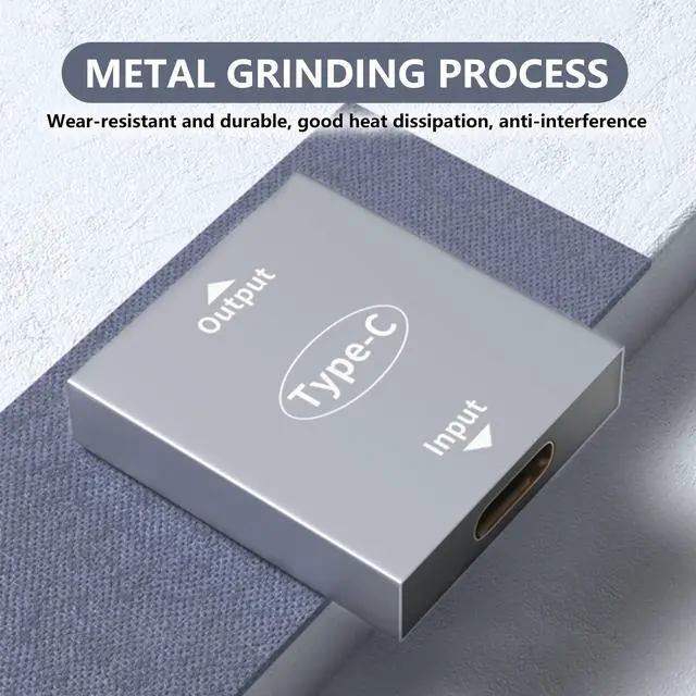 Alt view image 4 of 6 - Vszerda USB C Splitter Dual USB C Charger Adapter USB Female to Female Double USB C Port Hub Charger Power Split Adapter Splitter2 Pack