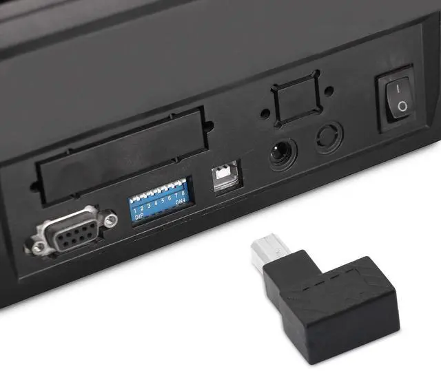 Alt view image 5 of 6 - Vszerda USB 2.0 Type-B Male to Female Printer Adapter, 2 Pack, 90 Degree, 480 Mbps, Plug & Play, Compatible with PC, USB 2.0, Right Angle