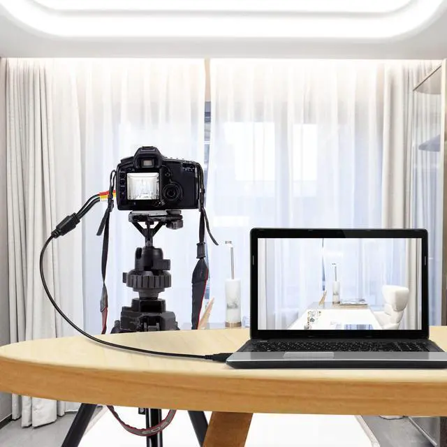 Alt view image 6 of 6 - Vszerda USB to 3RCA Cable 5 Feet/1.5M USB Male to 3 RCA Male Jack Splitter Audio Video AV Composite Adapter Cable for Vizio tv & Video