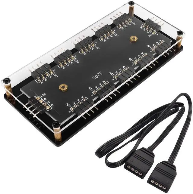 Main image of Vszerda 12V 4Pin RGB LED Splitter 4 Pins LED Splitter Cable LED Strip Connector 1 to 10 Y Splitter for RGB 5050 3528 LED Light Strips with 50CM Extension Cable