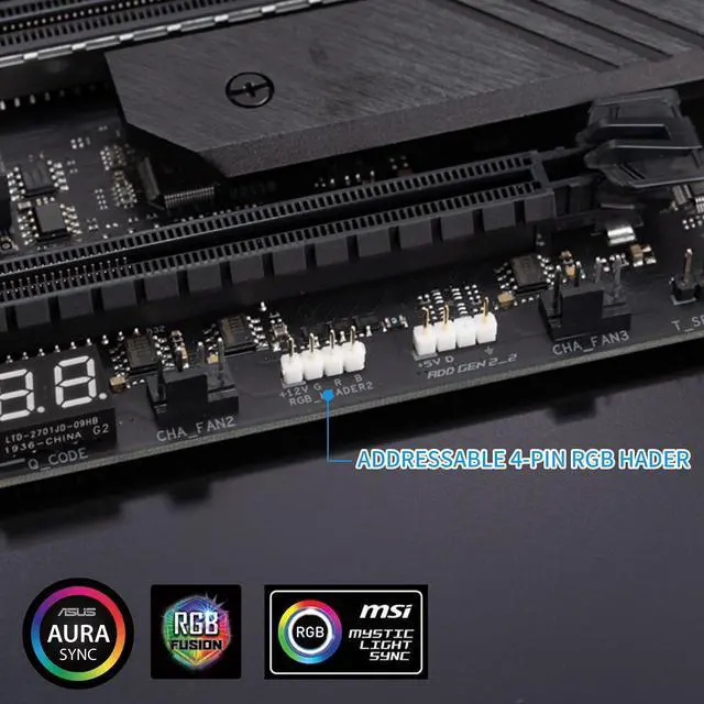 Alt view image 6 of 6 - Vszerda 4 Pin RGB LED Splitter Cable 1.6FT/50CM 12V RGB 4 Pin Cable PWM RGB 4 Pin Adapter for Cases with Multi Colors RGB Control