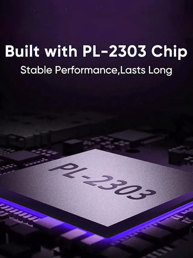 Alt view image 4 of 7 - CableCreation USB to RS232 Adapter with PL2303 Chip, USB to DB9 Serial Female Converter Compatible with Windows 10, 8.1, 8, 7, Vista, XP, Linux and Mac OS X 10.6 and Above,Black