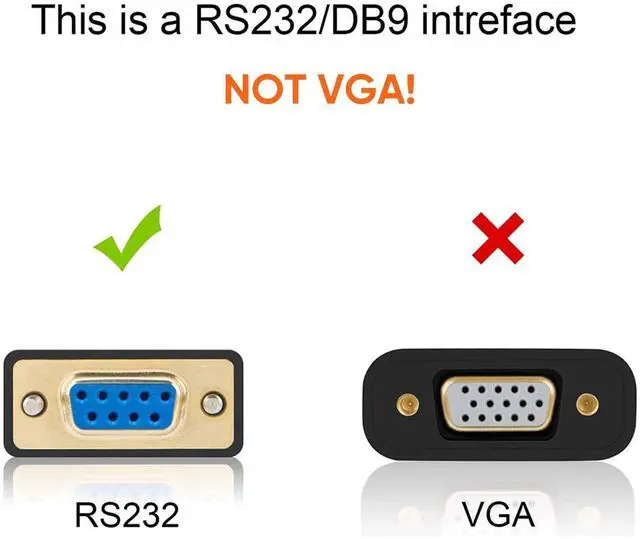 Alt view image 2 of 7 - CableCreation USB to RS232 Adapter with PL2303 Chip, USB to DB9 Serial Female Converter Compatible with Windows 10, 8.1, 8, 7, Vista, XP, Linux and Mac OS X 10.6 and Above,Black