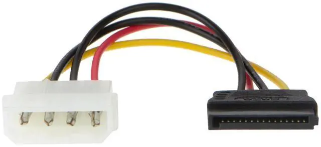 Alt view image 3 of 5 - Vszerda Molex to SATA, [5-Pack] 4-Inch 4 Pin Molex to SATA Power Cable Adapter