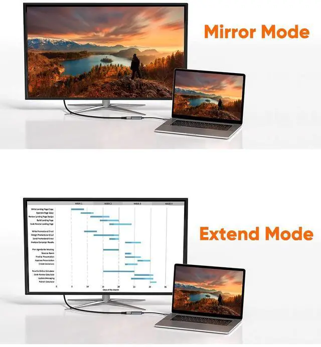 Alt view image 4 of 7 - 8K USB C to DisplayPort Adapter, 40G Type C to Display Port,USB-C to DP 1.4 [8K@60Hz, 4K@144Hz] HDR, Thunderbolt 4/3 Compatible with Valve Index, MacBook, iPhone 15, XPS, Oculus Rift S